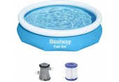 BESTWAY Fast Set Bazén 305 x 66 cm, kartušová filtrácia 57458