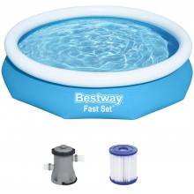 BESTWAY Fast Set Bazén 305 x 66 cm, kartušová filtrácia 57458