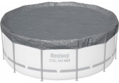 BESTWAY Zimná prémiová plachta 370 cm, sivá, guľatá 58949
