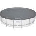 BESTWAY Zimná prémiová plachta 493 cm, sivá, guľatá 58952