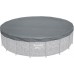 BESTWAY Zimná prémiová plachta 549 cm, sivá, guľatá 58953