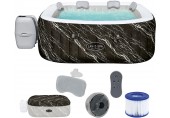 BESTWAY Lay-Z-Spa Hollywood Luxe AirJet Vírivka, 180 x 180 x 66 cm, 6 osôb 6001F