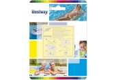 BESTWAY Sada samolepiacich záplat, 6,5 x 6,5 cm, 10 ks 62068