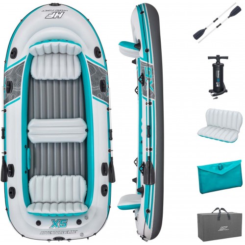 BESTWAY Hydro-Force Adventure Elite X5 Nafukovací čln, 364 x 166 x 45 cm 65159