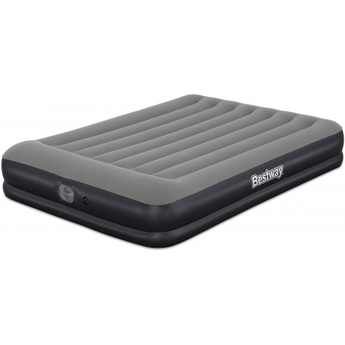BESTWAY TriTech Queen Nafukovacia posteľ so vstavanou pumpou, 203 x 152 x 36 cm 671BU