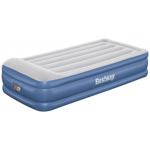 BESTWAY TriTech Twin Nafukovacia posteľ so vstavanou pumpou, 191 x 97 x 46 cm 67628