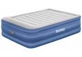 BESTWAY TriTech Queen Nafukovacia posteľ so vstavanou pumpou, 203 x 152 x 61 cm 67690