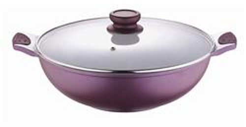 BERGNER Panvica keramická WOK s pokrievkou 30 cm VIOFLAM BG-6753 BERGNER Panvica keramická WOK s pokrievkou 30 cm VIOFLAM BG-6753