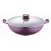 BERGNER Panvica keramická WOK s pokrievkou 30 cm VIOFLAM BG-6753