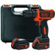 Black & Decker BDCDD12KB Aku vŕtačka 10,8V/1,5Ah Li-Ion, 26Nm, 2 aku