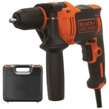Black & Decker BEH710K Príklepová vŕtačka (23Nm/710W) , sada vrtákov, kufor