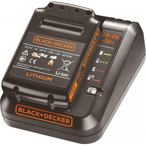 Black & Decker BDC1A15 Sada akumulátor Li-Ion (18V/1x1,5 Ah) + nabíjačka 1A Black & Decker BDC1A15 Sada akumulátor Li-Ion (18V/1x1,5 Ah) + nabíjačka 1A