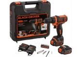 Black & Decker BDCDD12KB Aku vŕtačka (26Nm/10,8V/2x1,5Ah), kufor