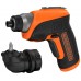 Black & Decker CS3652LC Aku skrutkovač (5,5Nm/3,6V/1,5Ah), uhlový nástavec