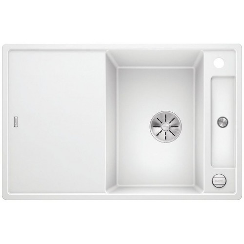 BLANCO AXIA III 45 S SILGRANIT biela drez vpravo s excentrom prísl. sklo 523187
