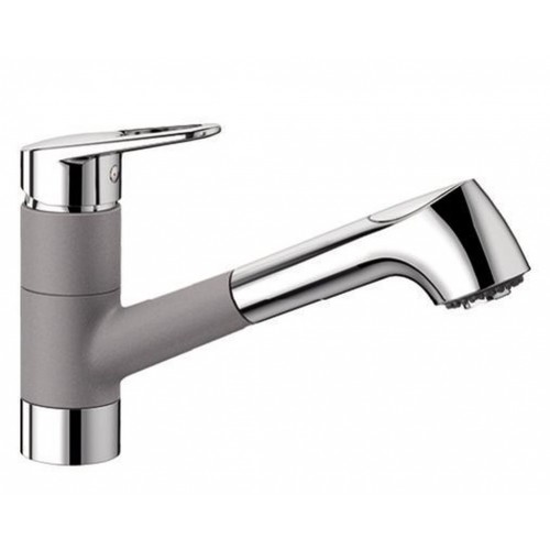 BLANCO NOTIS-S HD SILGRANIT-look aluminium / chróm 523254
