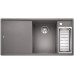 BLANCO AXIA III 6 S InFino SILGRANIT aluminium sklen.deska drez vpravo s exc. 523474