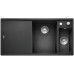 BLANCO AXIA III 6 S-F InFino SILGRANIT antracit sklen.deska drez vpravo s exc. 523489