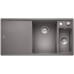 BLANCO AXIA III 6 S-F InFino SILGRANIT aluminium sklen.deska drez vpravo s exc. 523491