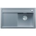 BLANCO ZENAR 45 S InFino SILGRANIT aluminium drez vpravo s exc. a sklenená. doskou 523711