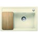 BLANCO ZENAR XL 6 S Compact InFino SILGRANIT jazmín drez vpravo s exc. a dřev.desk 523769