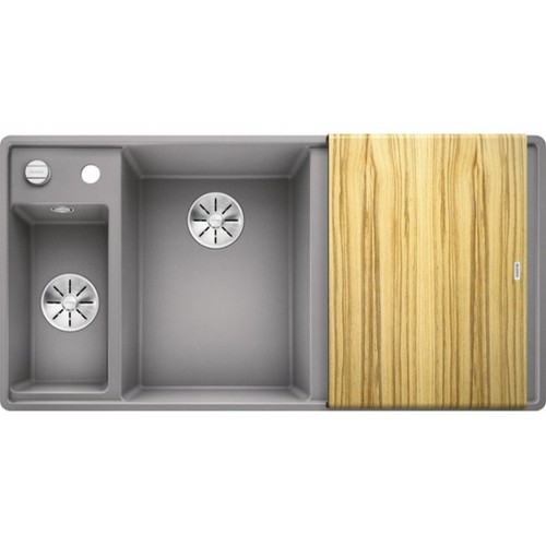 BLANCO Axia III 6 S-F Infino drez, s excentrom Silgranit, aluminium 524665 BLANCO Axia III 6 S-F Infino drez, s excentrom Silgranit, aluminium 524665