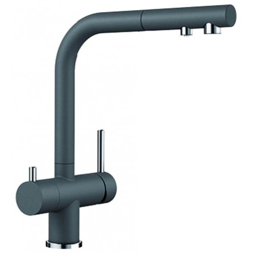 BLANCO FONTAS-S II Silgranit-look drezová batéria, šedá skala 525207 BLANCO FONTAS-S II Silgranit-look drezová batéria, šedá skala 525207