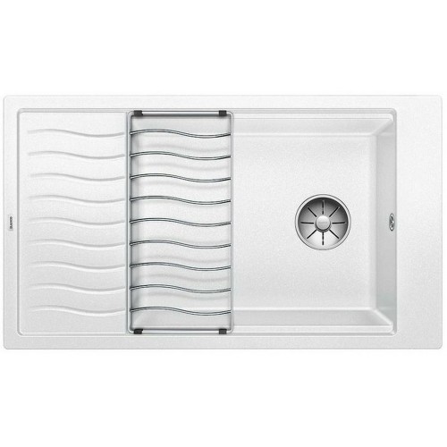 BLANCO Elon XL 8 S Infino drez, bez excentru Silgranit, biela 524874 BLANCO Elon XL 8 S Infino drez, bez excentru Silgranit, biela 524874