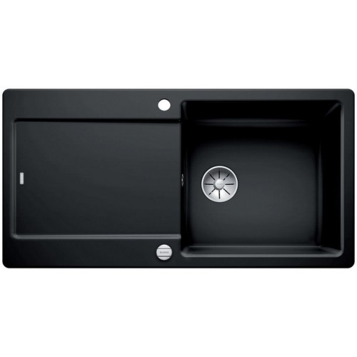 BLANCO Idento XL 6S drez keramika PuraPlus s excentrom, čierna 522135