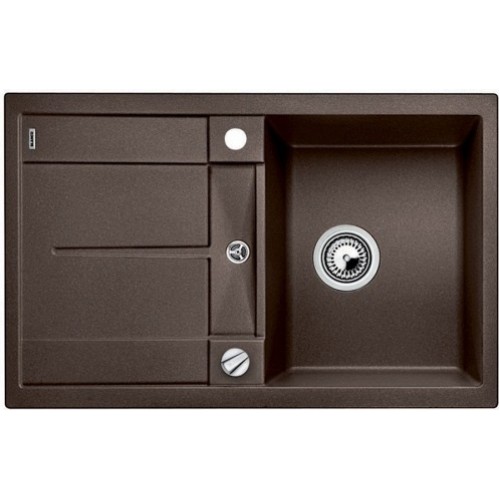 BLANCO Metra 45 S Compact drez SILGRANIT, bez excentra, káva 519570