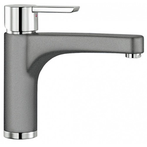 BLANCO Pylos Silgranit drezová batéria hliníková metalíza / chróm 512944 BLANCO Pylos Silgranit drezová batéria hliníková metalíza / chróm 512944