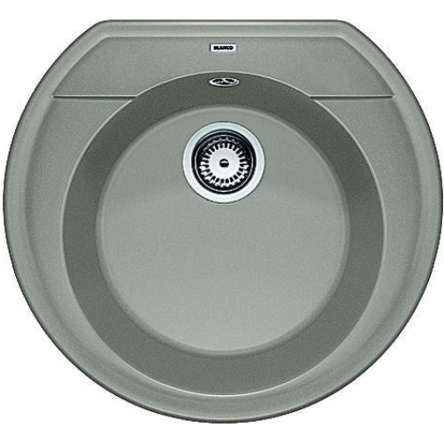 BLANCO Rondoval 45 drez s excentrom, vrátane sifónu, hliníková metalíza 515659 BLANCO Rondoval 45 drez s excentrom, vrátane sifónu, hliníková metalíza 515659