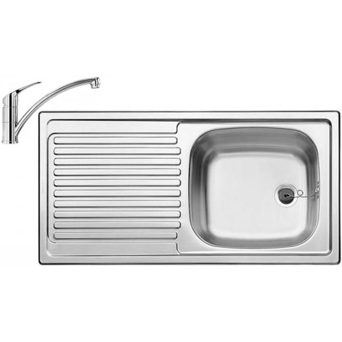 BLANCO set TOP EES drez nerez 860 x 435 mm + BRAVON batéria chróm BLANCO set TOP EES drez nerez 860 x 435 mm + BRAVON batéria chróm