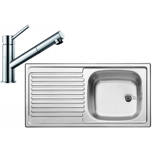 BLANCO set TOP EES prírodný nerez 860 x 435 mm + KANO-S batéria chróm BLANCO set TOP EES prírodný nerez 860 x 435 mm + KANO-S batéria chróm