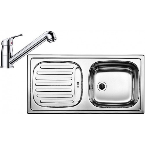 BLANCO set FLEX prírodný nerez 860 x 435 mm + Daras-S batéria chróm BLANCO set FLEX prírodný nerez 860 x 435 mm + Daras-S batéria chróm