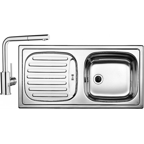 BLANCO set FLEX prírodný nerez 860 x 435 mm + MILA-S batéria chróm BLANCO set FLEX prírodný nerez 860 x 435 mm + MILA-S batéria chróm