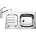 BLANCO set FLEX MINI drez nerez 780 x 435 mm + NEA batéria chróm