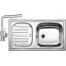 BLANCO set FLEX MINI drez nerez 780 x 435 mm + MILA batéria chróm