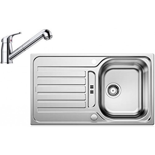 BLANCO set LANTOS 45 S nerez kartáčovaný s excentrom 860 x 500 mm + Daras-S batéria chróm BLANCO set LANTOS 45 S nerez kartáčovaný s excentrom 860 x 500 mm + Daras-S batéria chróm