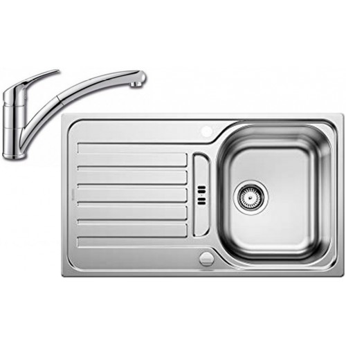 BLANCO set LANTOS 45 S nerez kartáčovaný s excentrom 860 x 500 mm 514008 + BRAVON-S batér BLANCO set LANTOS 45 S nerez kartáčovaný s excentrom 860 x 500 mm 514008 + BRAVON-S batér