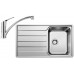 BLANCO set LEMIS 45 S-IF nerez kartáčovaný 860 x 500 mm + BRAVON batéria chróm