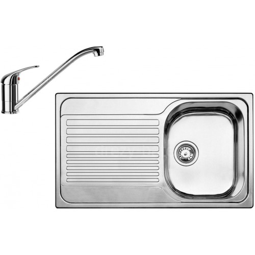 BLANCO set MAGNAT prírodný nerez 860 x 435 mm + Daras batéria chróm BLANCO set MAGNAT prírodný nerez 860 x 435 mm + Daras batéria chróm