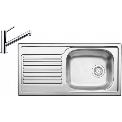 BLANCO set MAGNAT prírodný nerez 860 x 435 mm + KANO-S batéria chróm BLANCO set MAGNAT prírodný nerez 860 x 435 mm + KANO-S batéria chróm