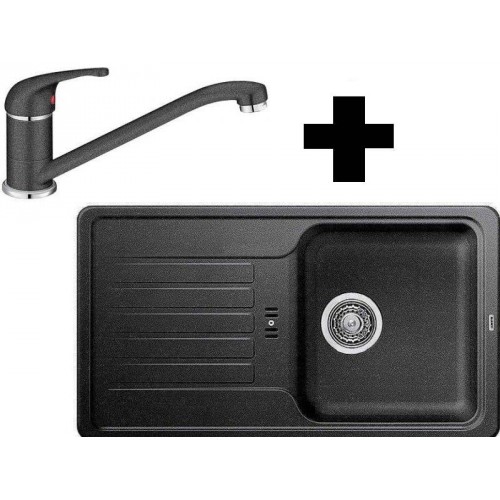 BLANCO SET drez FAVOS mini + drezová batéria Daras antracit