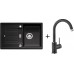 BLANCO Set drez Zia 45 S SILGRANIT antracit + batéria Mida antracit