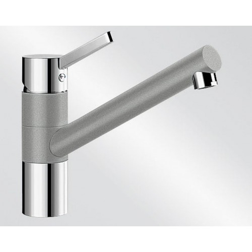 BLANCO Tivo ND drezová batéria SILGRANIT-look, beztlaková, aluminium / chróm 518416 BLANCO Tivo ND drezová batéria SILGRANIT-look, beztlaková, aluminium / chróm 518416
