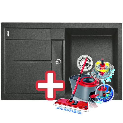 BLANCO Metra 45 S drez Silgranit antracit 513194 + ZADARMO VILEDA MOP Easy wring