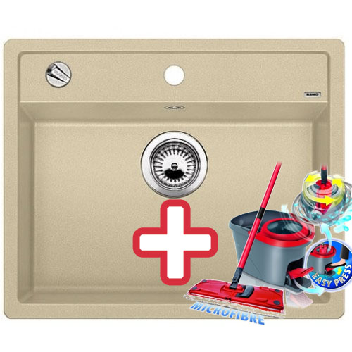 BLANCO DALAGO 6 Silgranit drez béžová šampáň, 514194 + ZADARMO VILEDA MOP Easy wring