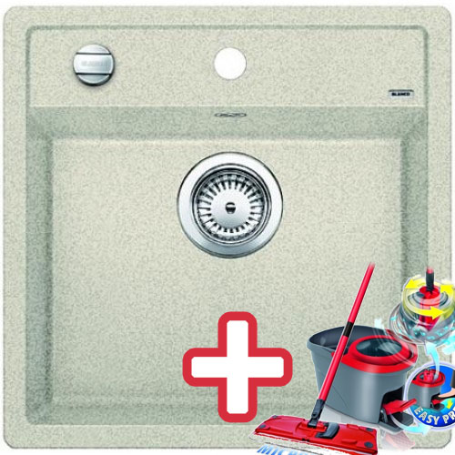 BLANCO DALAGO 5 Silgranit drez piesok, 518527 + ZADARMO VILEDA MOP Easy wring BLANCO DALAGO 5 Silgranit drez piesok, 518527 + ZADARMO VILEDA MOP Easy wring