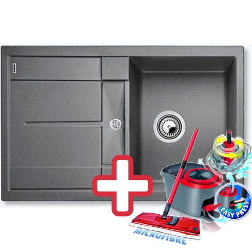 BLANCO Metra 45 S drez Silgranit sivá skala 518869 + ZADARMO VILEDA MOP Easy wring